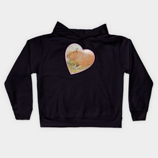 So cute! No Cap....ybara! Kids Hoodie